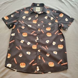 Short Sleeve Breakfast Button Up